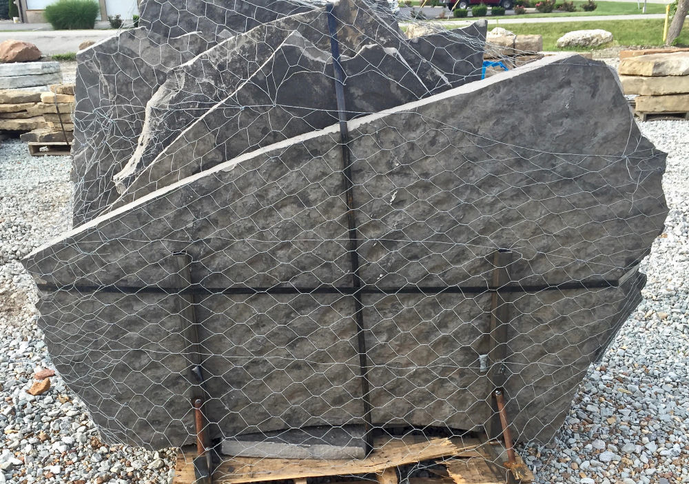 Tamaha Blue 2 Inch Stand-up Slabs | Green Stone Company | Noblesville, Indiana