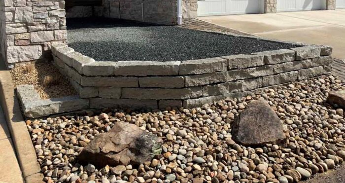 Canyon Gray 8-in-dry-stack-Snapped Wall-white-to-gray-green-stone-natural-stone-rock-landscaping