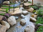 Glacial Granite Boulder Stream and Colfax Irregular Step--green-stone-natural-stone-landscaping-fishers