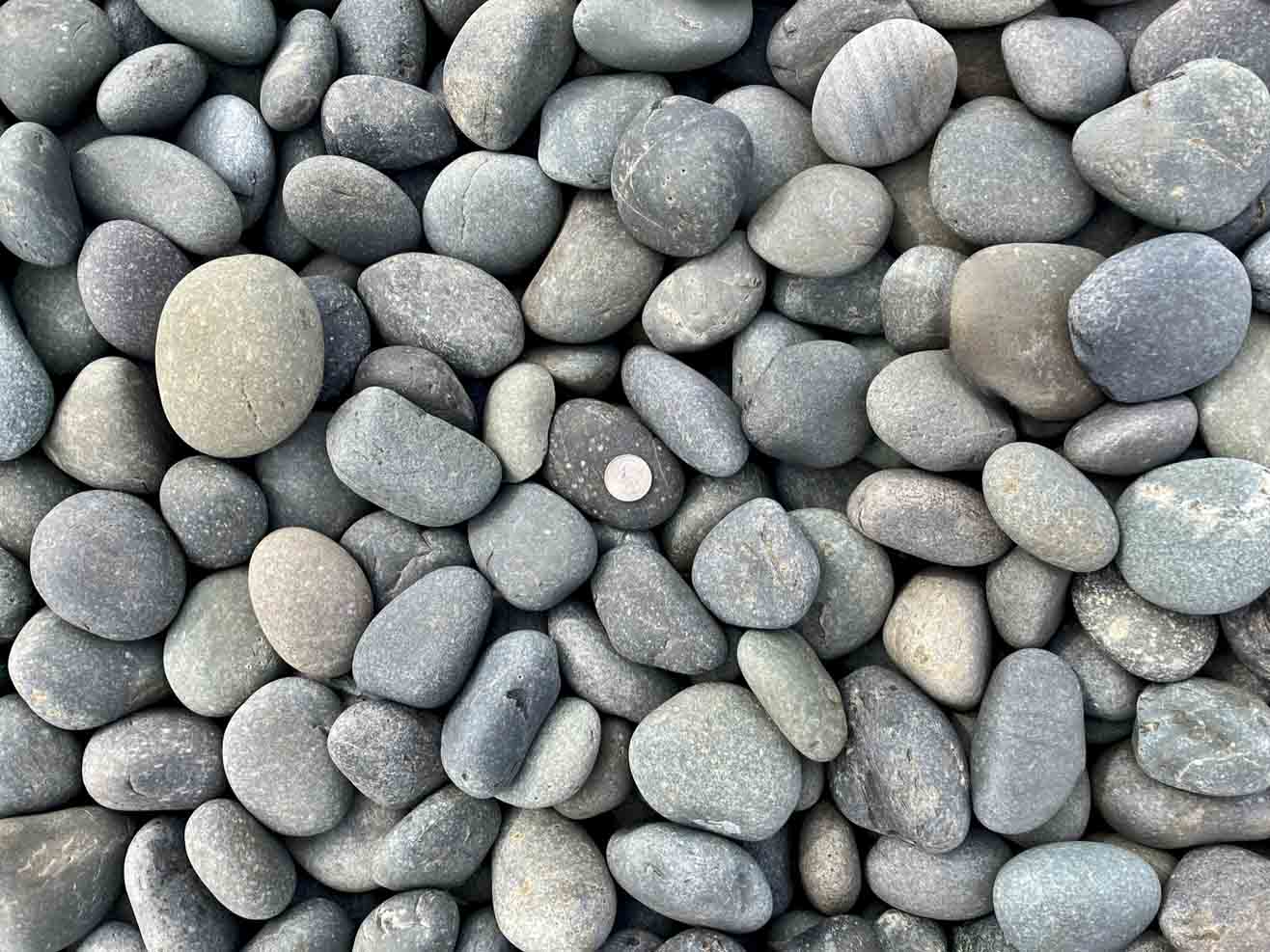 Mexican Beach Pebbles Landscaping.