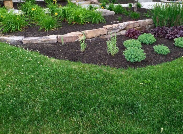 weathered-sandstone-green-stone-natural-stone-landscaping-noblesville