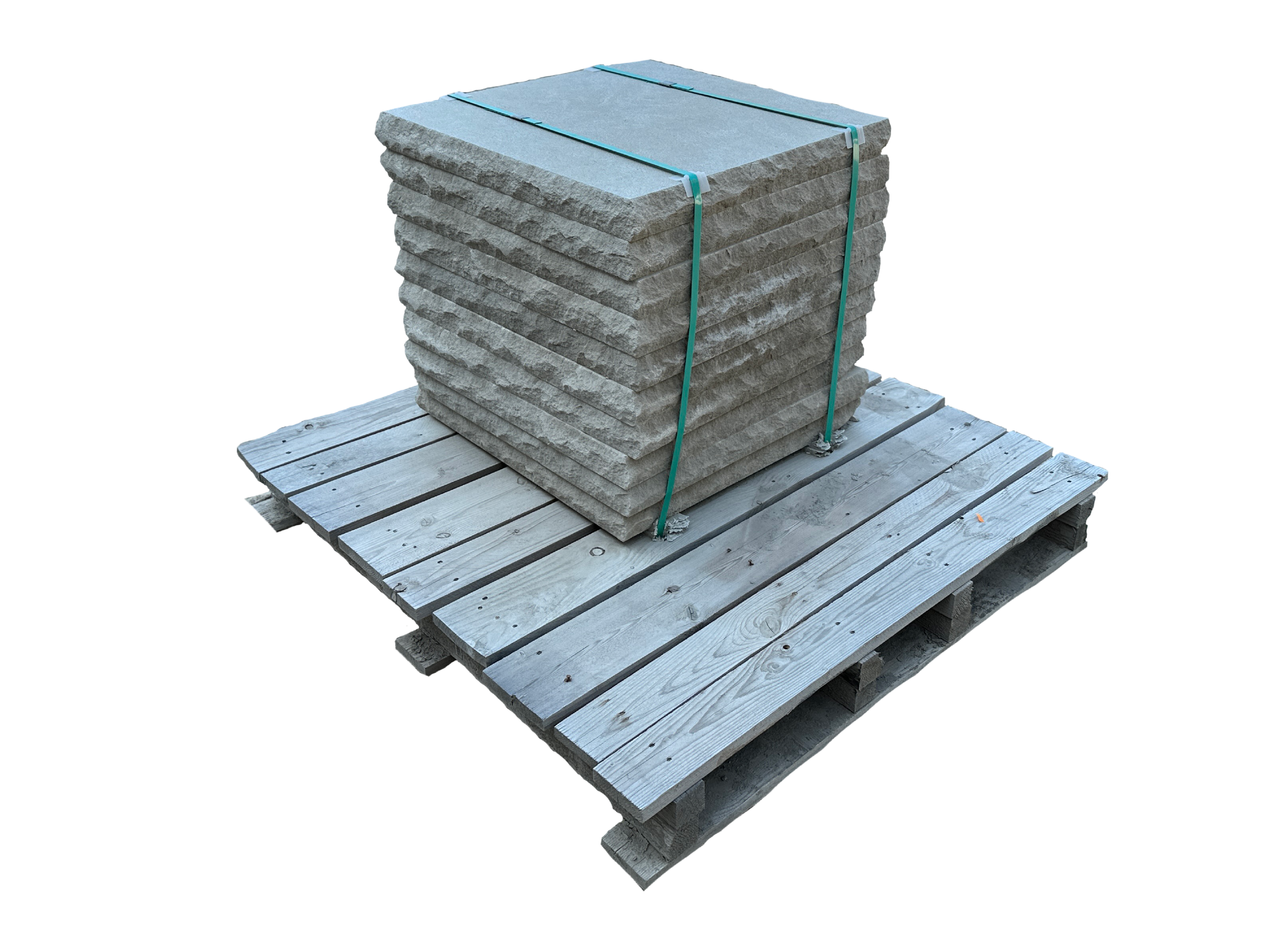 IN Limestone Non-Variegated – Pier Caps – Rock Faced – 24″ x 24″ IN-indiana-Limestone-Non-Variegated–Pier-Caps–Rock-Faced–24x24-Green-stone-IL-PC2424_RF